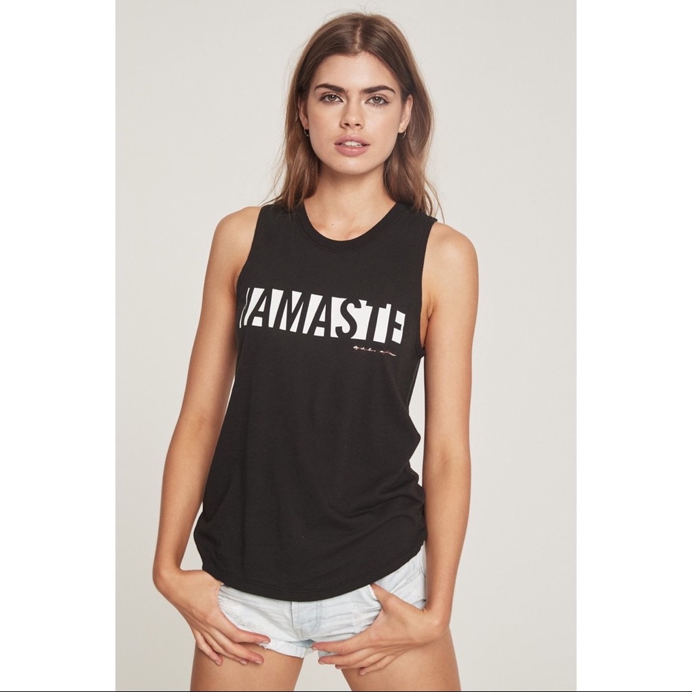 Namaste Block Out Muscle Tee